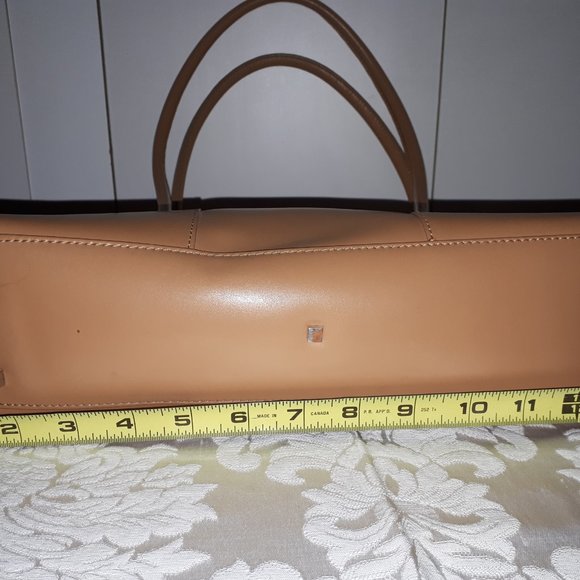 Classic Beige  Drop Handle Handbag - Picture 2 of 3